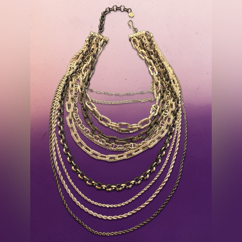 Sassy Jones Mixed Metal Layered Necklace